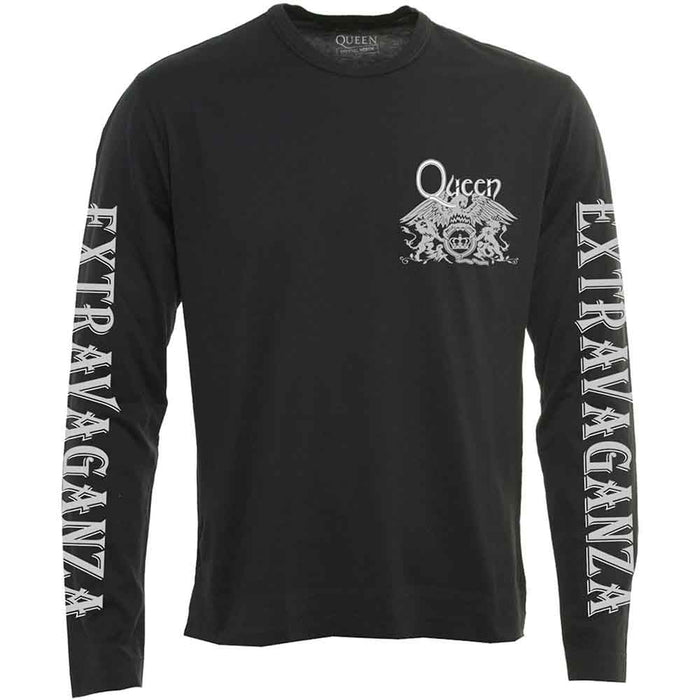 Queen Extravaganza Black XXL Unisex Long Sleeved T-Shirt