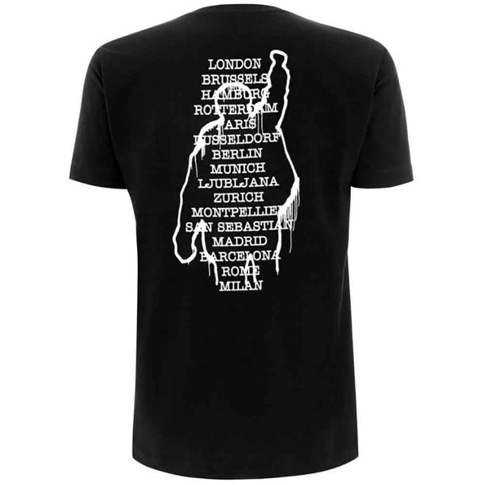 Rage Against The Machine BOLA Euro Tour Black Large Unisex T-Shirt