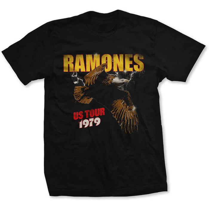 Ramones Tour 1979 Black X-Large Unisex T-Shirt