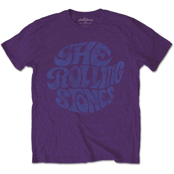 Rolling Stones Vintage 70's Logo Purple XXL Unisex T-Shirt