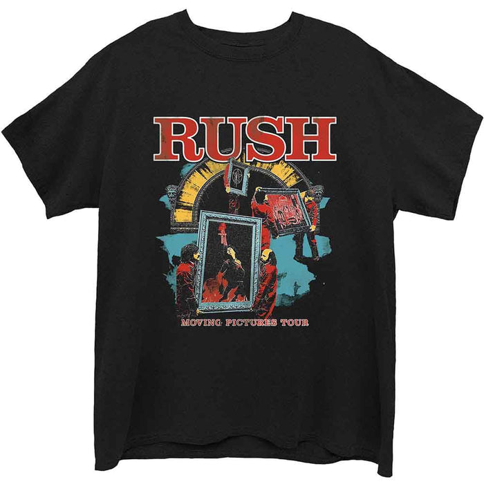 Rush Moving Pictures Black Large Unisex T-Shirt