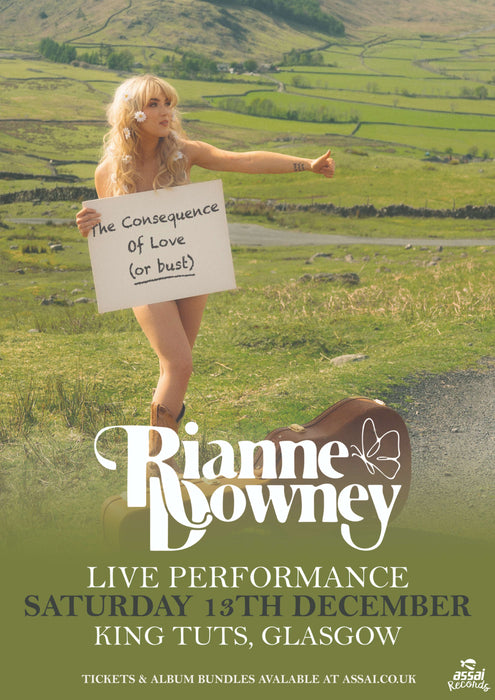 Rianne Downey Consequence Of Love Live Show King Tuts Glasgow Saturday 13th December 2025