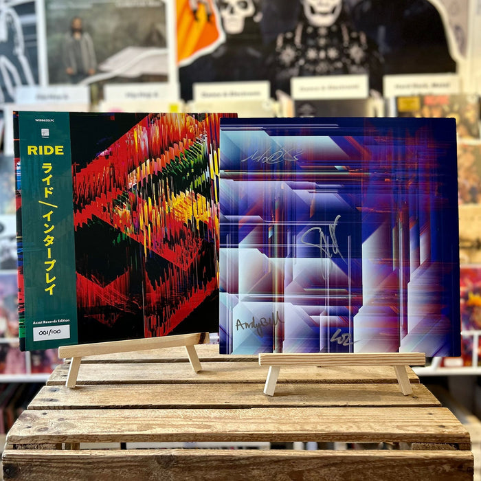 Ride Interplay Vinyl LP Assai Obi Edition Blue/Green Colour & Signed Print 2024