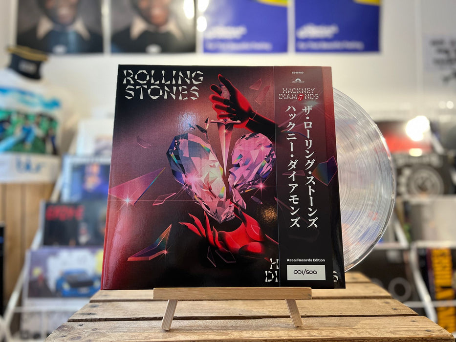 The Rolling Stones Hackney Diamonds Vinyl LP Crystal Clear Assai Obi Edition 2023