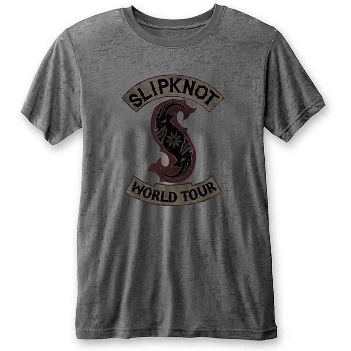 Slipknot World Tour Charcoal Small Unisex T-Shirt