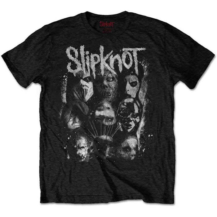 Slipknot WANYK White Splatter Black Large Unisex T-Shirt