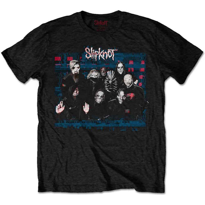 Slipknot WANYK Glitch Group Black Medium Unisex T-Shirt