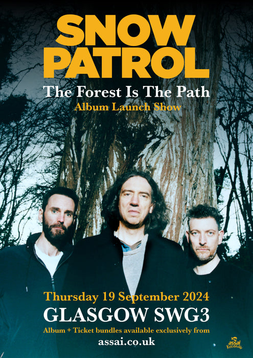 Snow Patrol The Forest Is The Path SWG3 Glasgow Ticket Bundle Thursday 19th September 2024