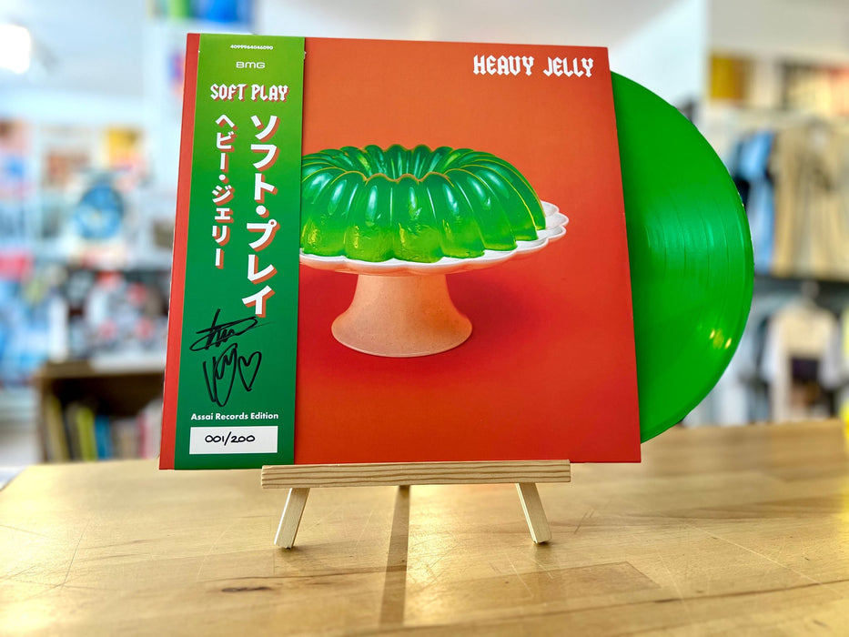 SOFT PLAY Heavy Jelly Vinyl LP Signed Assai Obi Edition Green Colour 2024