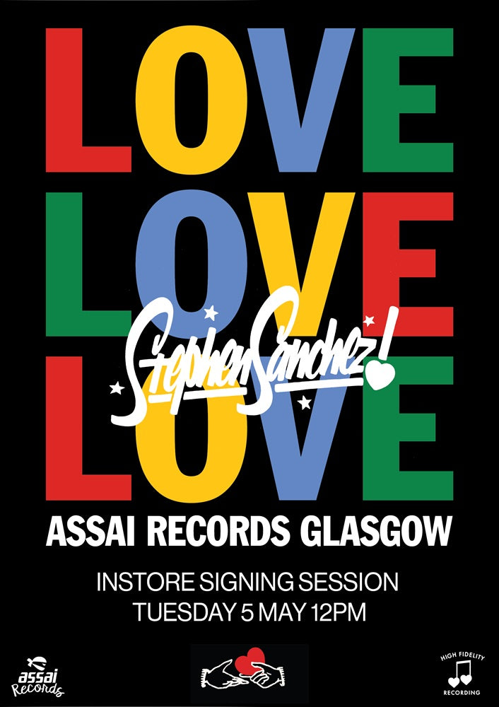 Stephen Sanchez LOVE, LOVE, LOVE Instore Signing Session Glasgow Prior ...