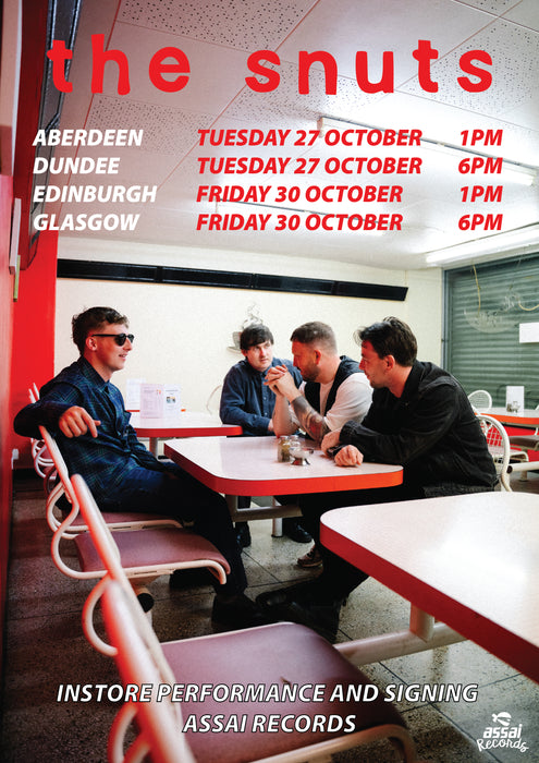 The Snuts Joy In Short Moments Instore Performance & Signing Edinburgh Priority Entry with Pre-Order (1pm Friday 30th October 2026)