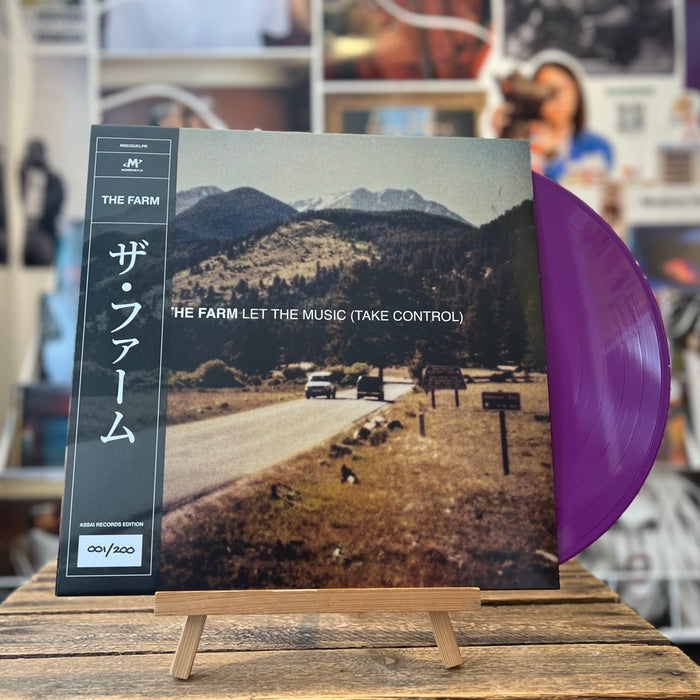 The Farm Let The Music (Take Control) Vinyl LP Signed Assai Obi Edition Purple Colour 2025