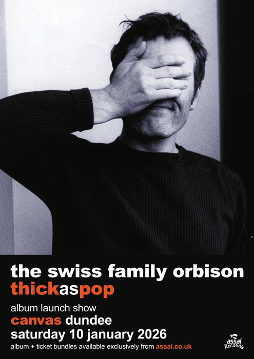 The Swiss Family Orbison Thick As Pop Canvas Dundee Ticket Bundle Saturday 10th January 2026