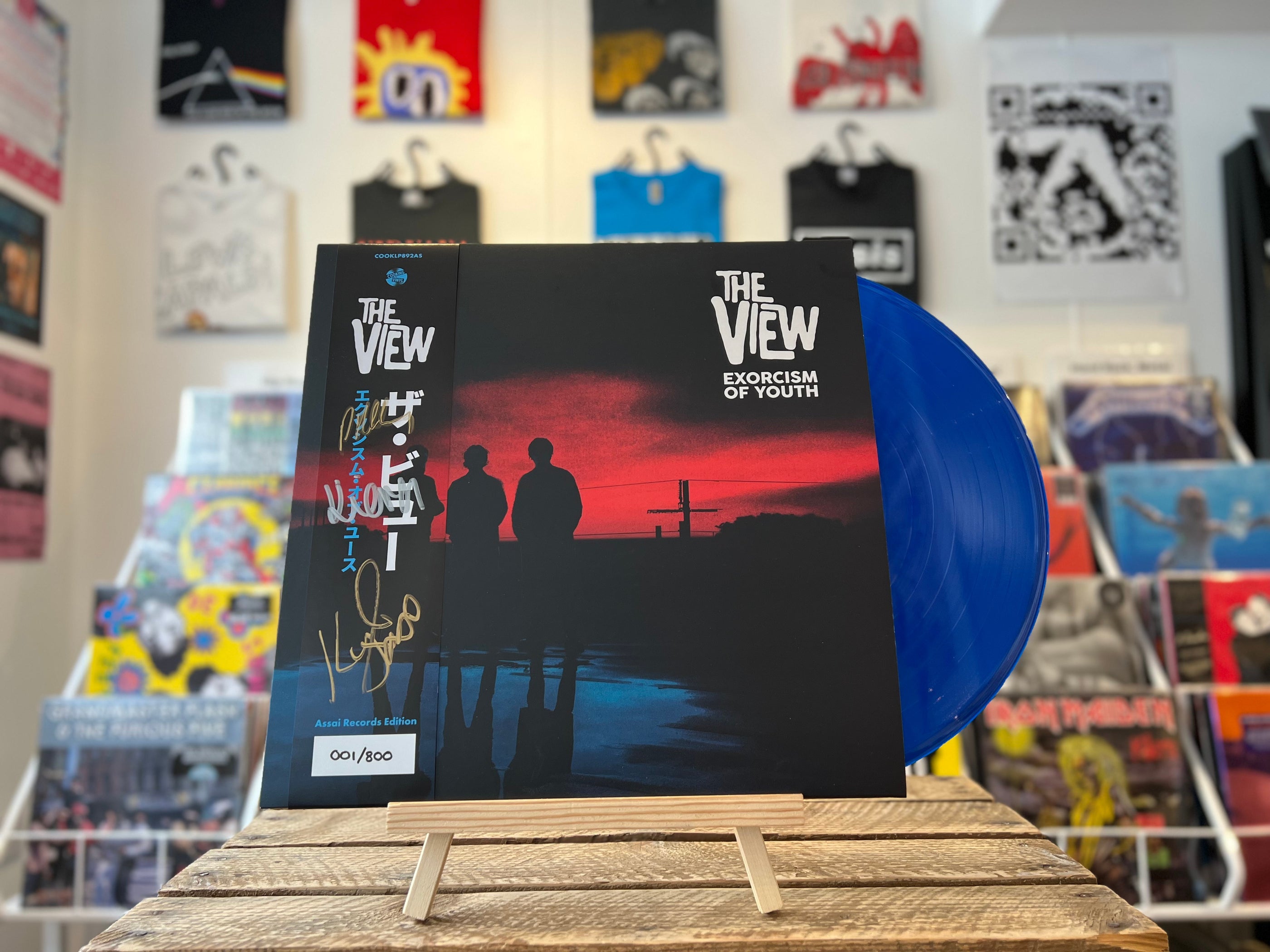 The View Exorcism of Youth Vinyl LP Signed Transparent Blue Colour Ass ...
