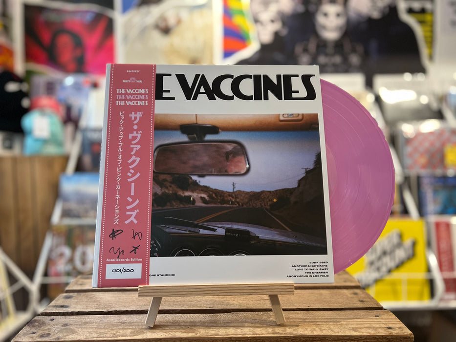 The Vaccines Pick-Up Full Of Pink Carnations Vinyl LP Signed Assai Obi Edition Translucent Pink Colour 2024