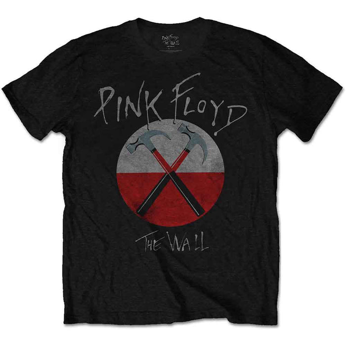 Pink Floyd The Wall Hammers Logo Black X-Large Unisex T-Shirt