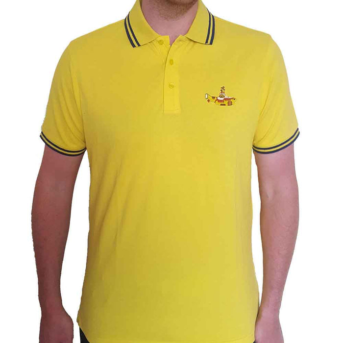 The Beatles Yellow Submarine Yellow Medium Unisex Polo Shirt