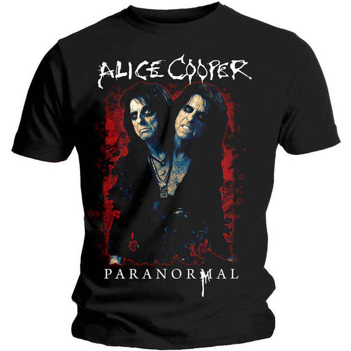 Alice Cooper Paranormal Splatter Black Medium T-Shirt