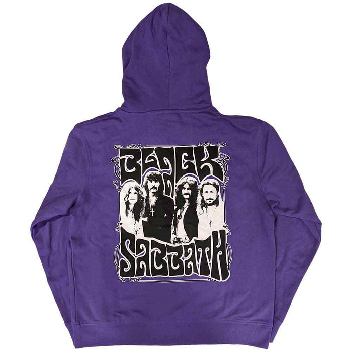 Black Sabbath Purple XX-Large Zipped Hoodie