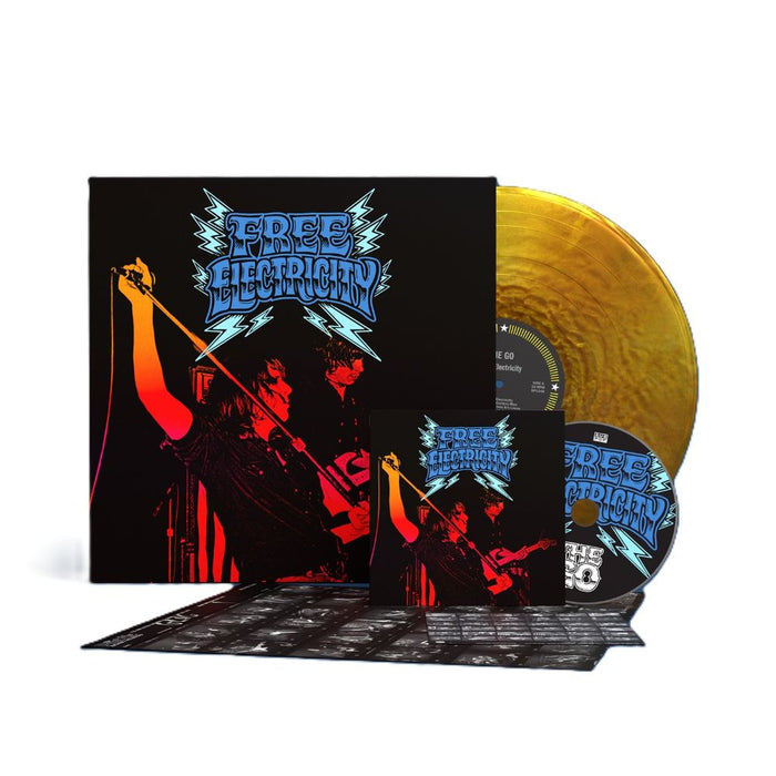 The Go Free Electricity Vinyl LP Indies Metallic Gold Colour Due Out 04/09/26