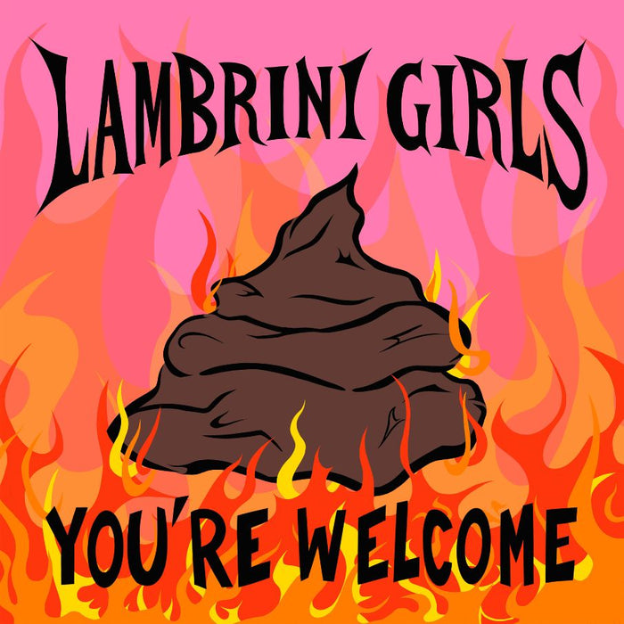 Lambrini Girls You're Welcome Vinyl LP Red/Orange Colour Due Out 14/02/25