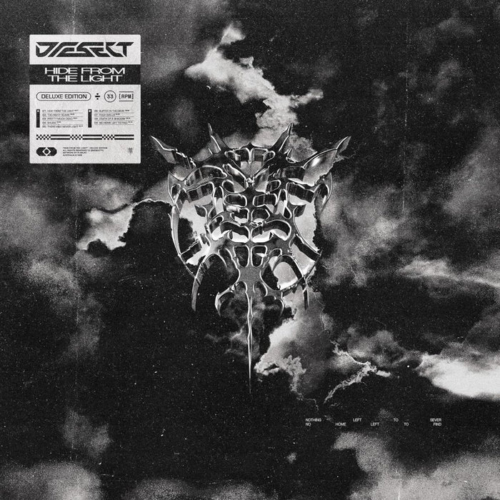 DIESECT Hide From The Light Vinyl LP Black & Clear Ripple Effect Colour 2026
