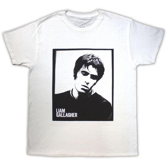 Liam Gallagher Framed Photo White X-Large T-Shirt