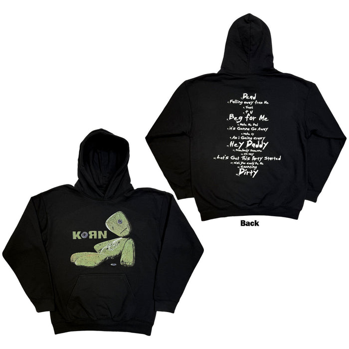 Korn Issues Tracklist Black Small Hoodie