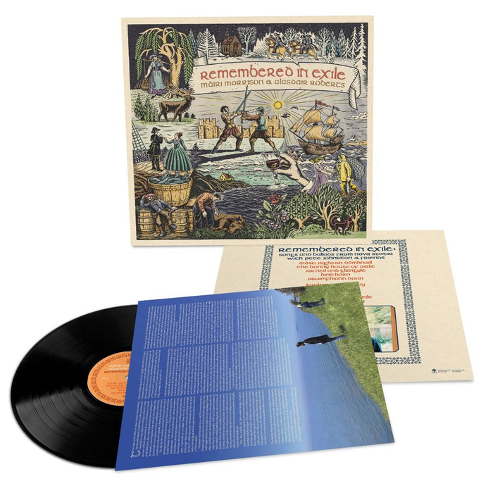 Mairi Morrison & Alasdair Roberts with Pete Johnston & Friends Remembered in Exile: Songs and Ballads From Nova Scotia Vinyl LP 2025