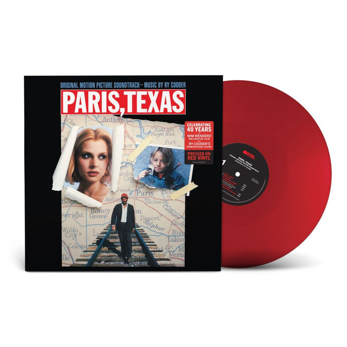 Ry Cooder Paris, Texas Soundtrack Vinyl LP Opaque Red Colour 2025