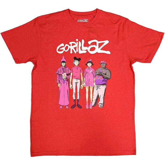 Gorillaz Cracker Island Red XX-Large T-Shirt