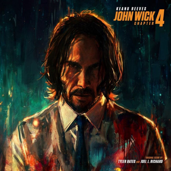 Tyler Bates | Joel J Richard John Wick Chapter 4 Vinyl LP Transparent Orange Colour 2023