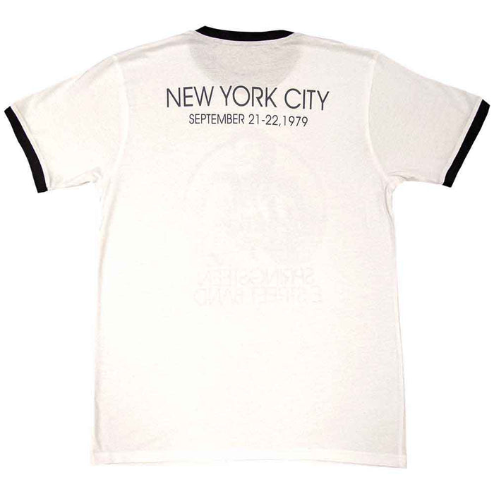 Bruce Springsteen NYC Ringer White XX-Large T-Shirt