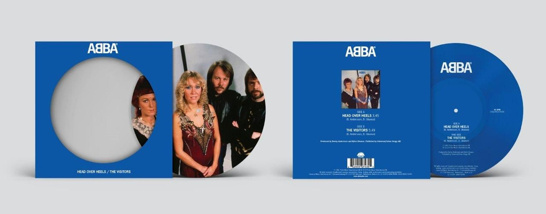 ABBA Head Over Heels 7" Vinyl Single 2023