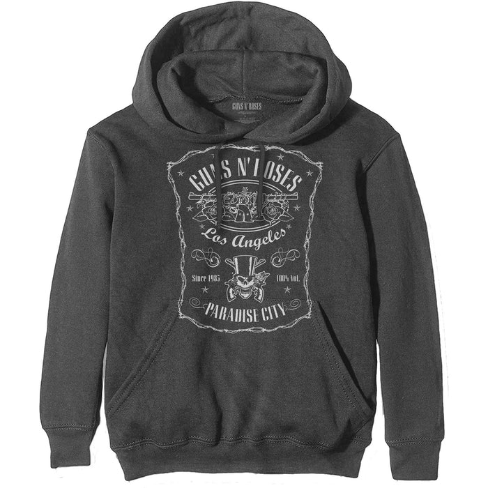 Guns N Roses Paradise City Charcoal Medium Unisex Hoodie