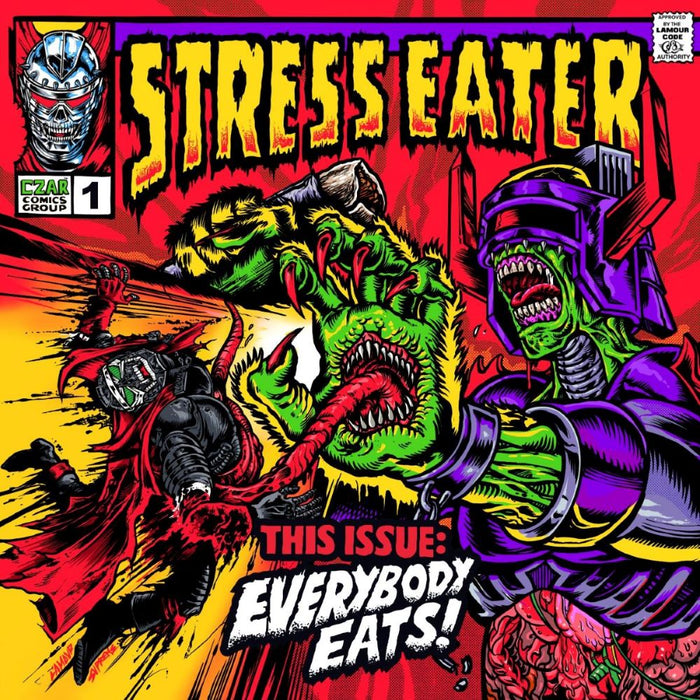 Stress Eater Everybody Eats! Vinyl LP Clear Red Wave Colour Black Friday 2024