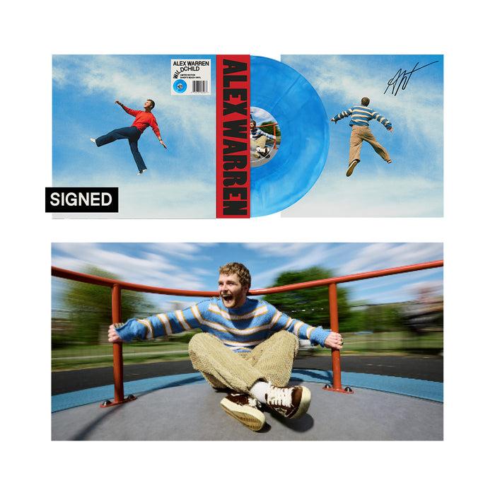 Alex Warren WILDCHILD Vinyl LP Blue Colour + Signed Print 2026