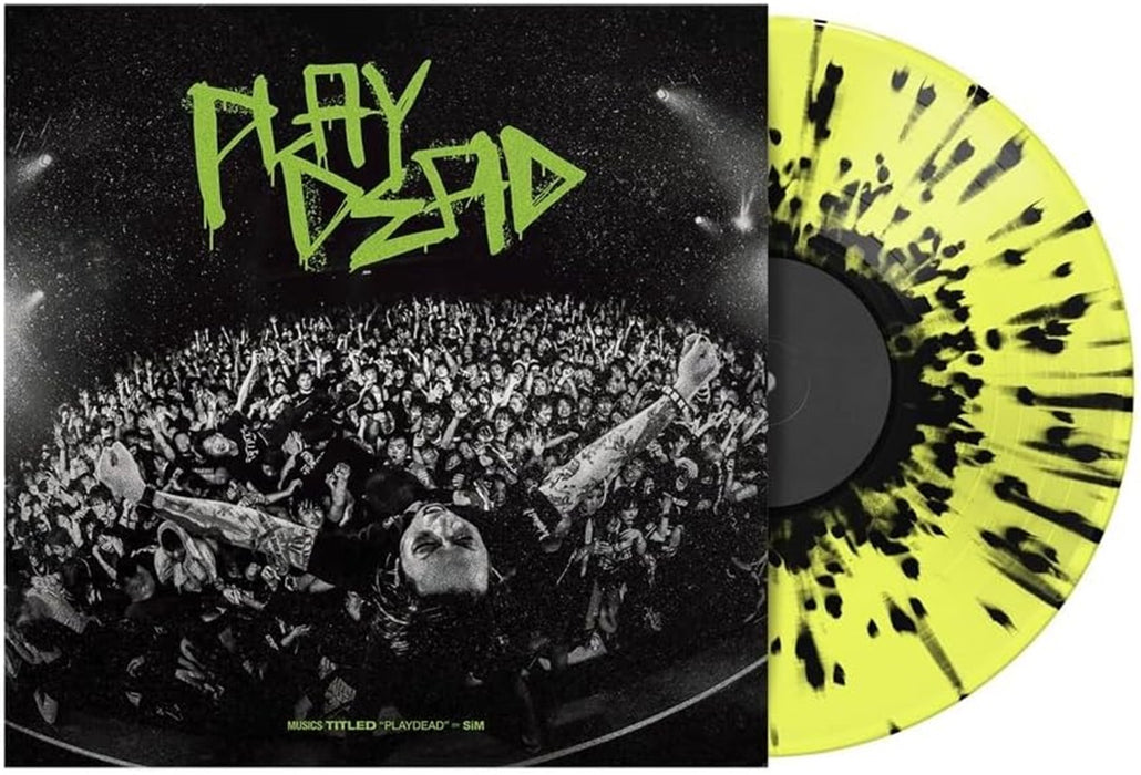 SiM Playdead Vinyl LP Yellow with Black Splatter Colour 2024