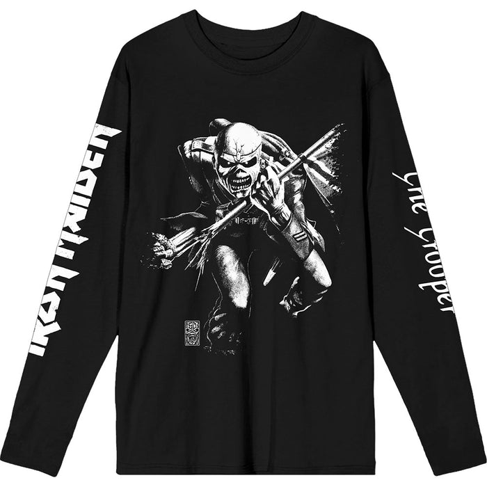 Iron Maiden 50 Trooper Isolated Black Small T-Shirt