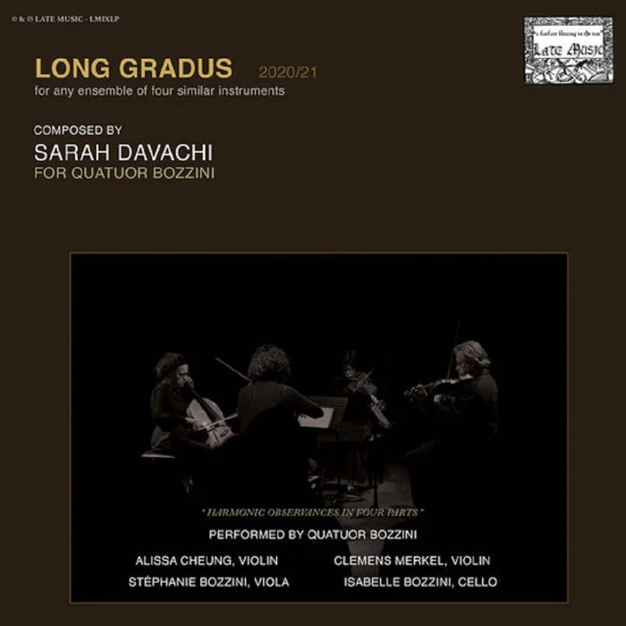 Sarah Davachi Long Gradus Vinyl LP 2023