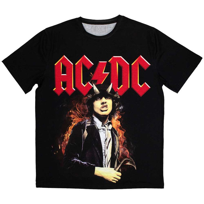 AC/DC Angus Highway To Hell Sublimation Black X-Large T-Shirt