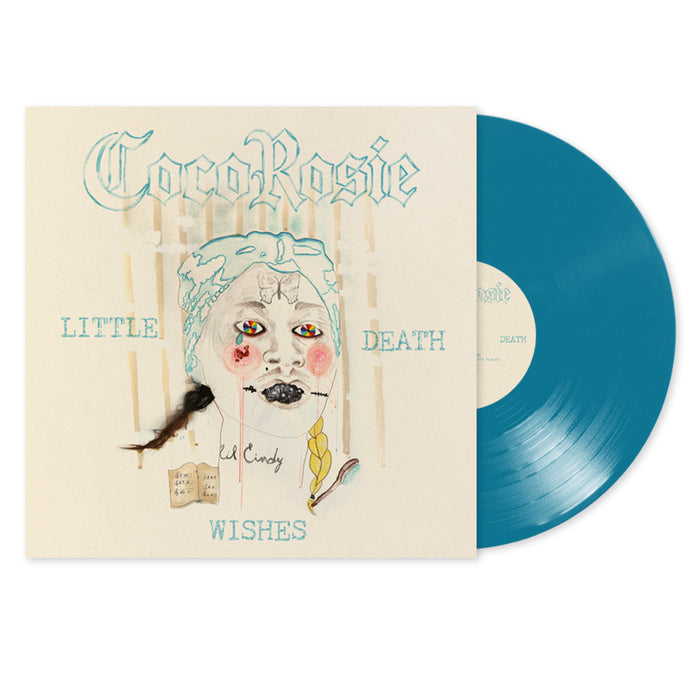 CocoRosie Little Death Wishes Vinyl LP Teardrop Aqua Colour Due Out 28/03/25