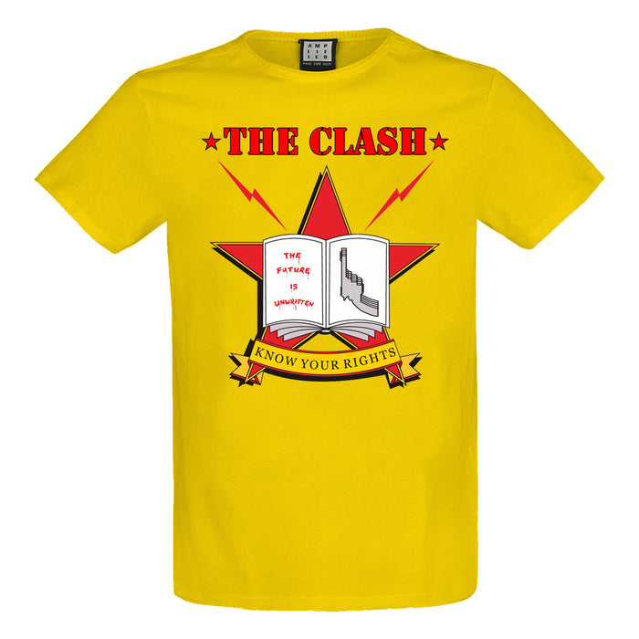 The Clash Know Your Rights Amplified Yellow Medium Unisex T-Shirt