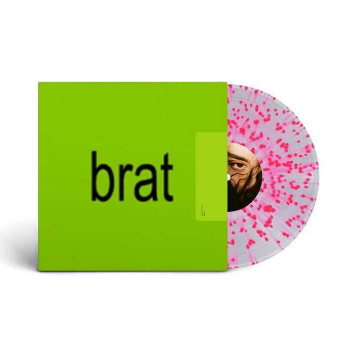 Charli XCX BRAT Vinyl LP Indies Clear Pink Splatter Colour Due Out 07/06/24