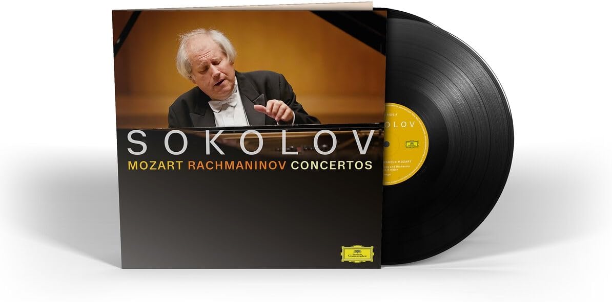 Grigory Sokolov  Mozart: Piano Concerto No. 23 in A Major, K. 488 Rachmaninoff: Piano Concerto No. 3 in D Minor, Op. 30 Vinyl LP 2023