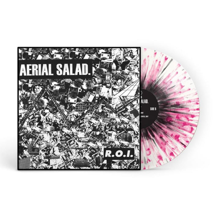 Aerial Salad R.O.I Vinyl LP Frosted Clear w/Black & Neon Pink Splatter Colour 2024