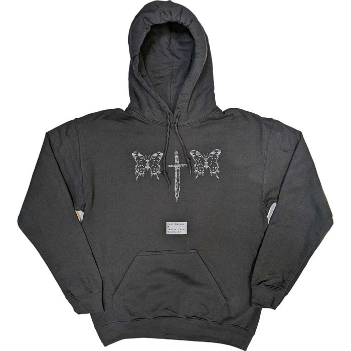 Post Malone Butterfly Knife Grey Medium Unisex Hoodie