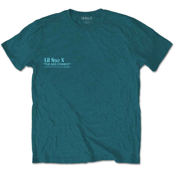 Lil Nas X Album Turquoise Blue Small T-Shirt