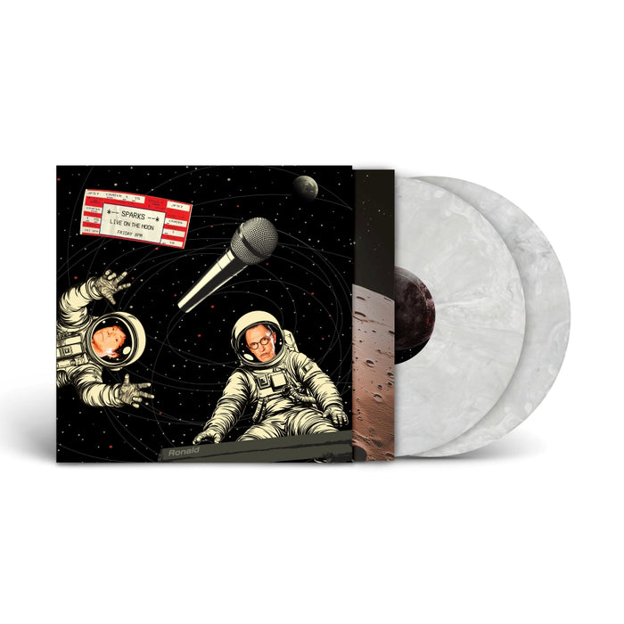 Sparks Sparks Live On The Moon Vinyl LP Moon Silver Marble Colour Due Out 04/09/26
