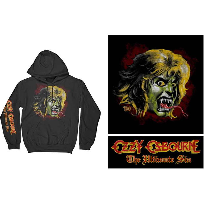 Ozzy Osbourne Ozzy Demon Large Hoodie